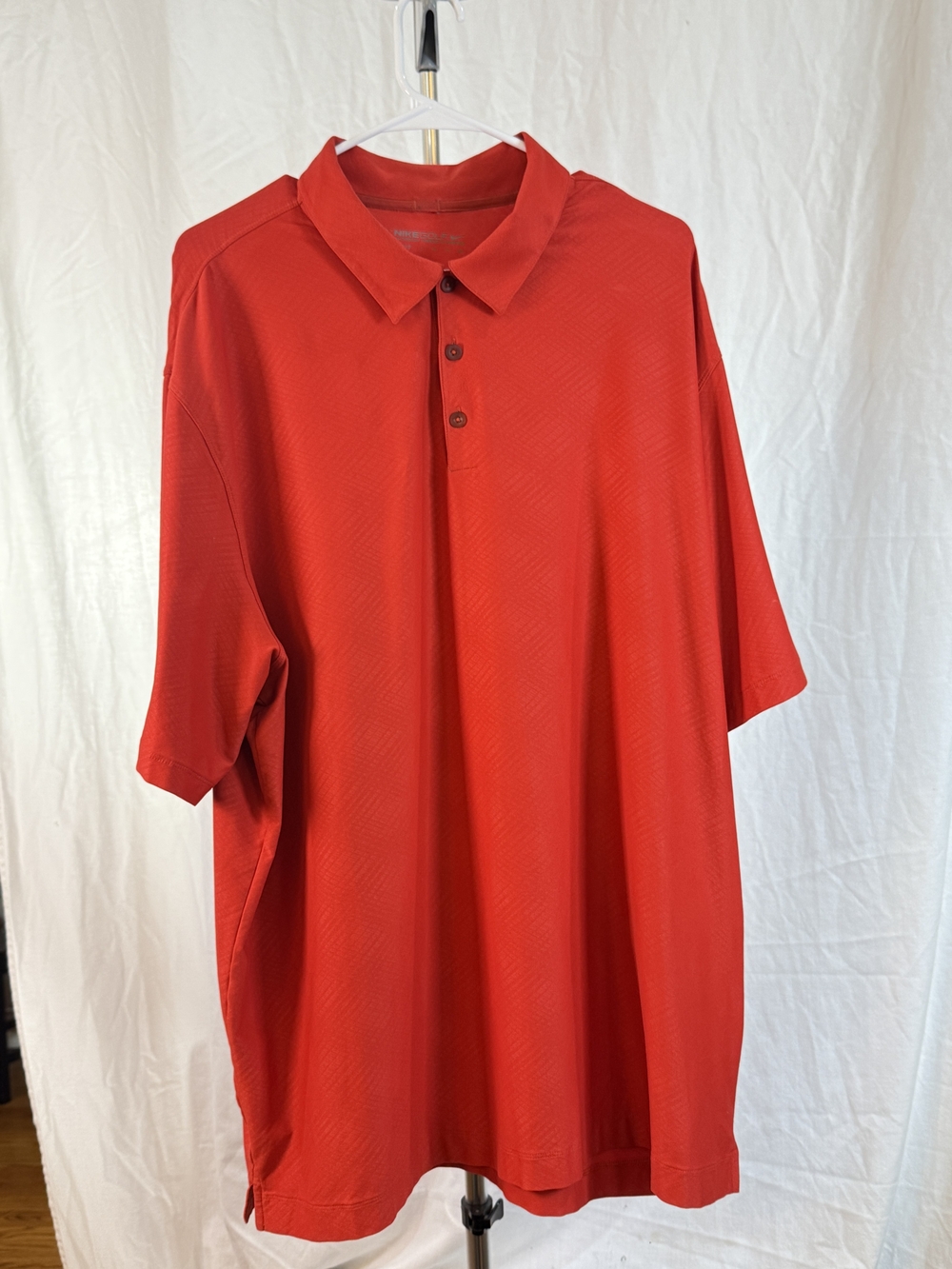 Nike Golf Dri Fit Men's Bright Red Polo Shirt sz XXL